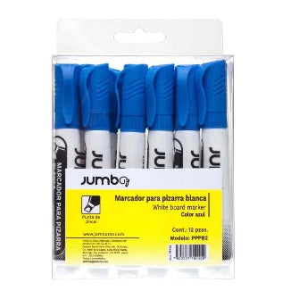 Marcador Para Pizarrón Azul C/12 Pz