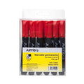 Marcador Permanente Rojo C/12 Pz