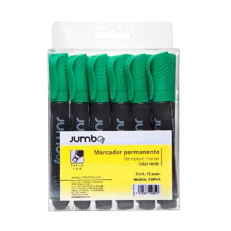 Marcador Permanente Verde C/12 Pz