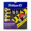 Marcador Permanente De Aluminio Negro C/10 Pz