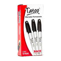 Marcador Permanente Tatoo Negro Baco C/10 Pz