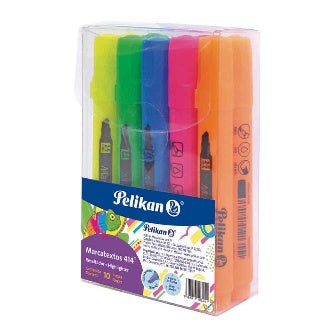 Marcatexto 414 Caja De 10 Colores
