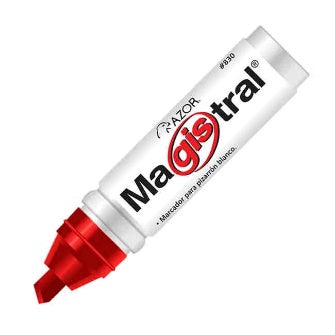 Magistral Aluminio Rojo Caja Con 12 Pz