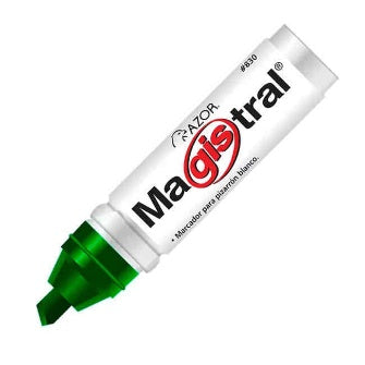 Magistral Aluminio Verde Caja Con 12 Pz