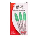 Tatoo Verde Obscuro C/10 Pz