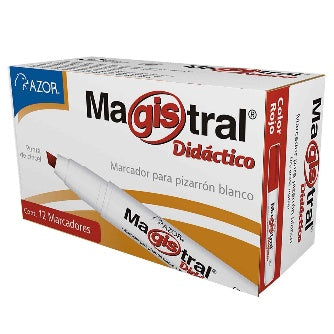 Magistral Didactico Rojo C/12 Pz