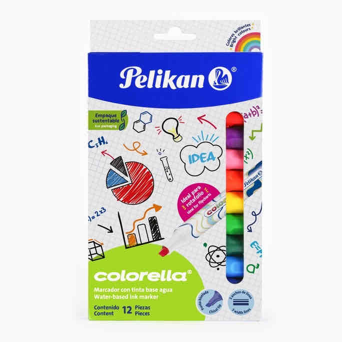 Colorella 12 Colores Surtidos C/12 Pz