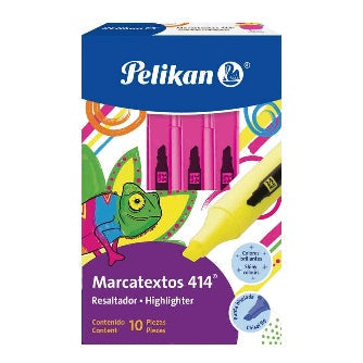 Marcatexto Pelikan 414 Rosa C/10 Pz