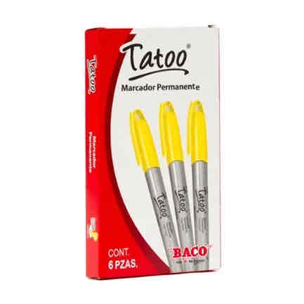 Tatoo Amarillo C/6 Pz