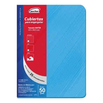 Cubierta Para Engargolar Color Azul P/50 Pz