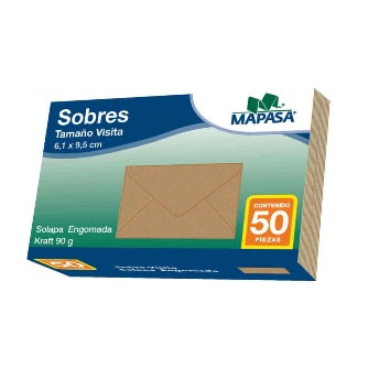 Sobre Kraft Tamaño Carta P/50 Pz