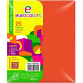 Folder Carta Naranja Intenso Eurocolor P/25 Pz