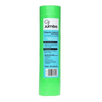 Etiqueta Color Verde 22 X 12 Mm P/10 Rollos