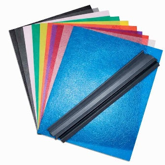 Folder De Plastico Con Costilla Colores Surtidos Tamaño Carta P/10 Pz