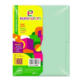Folder Verde Pasltel P/25 Pz