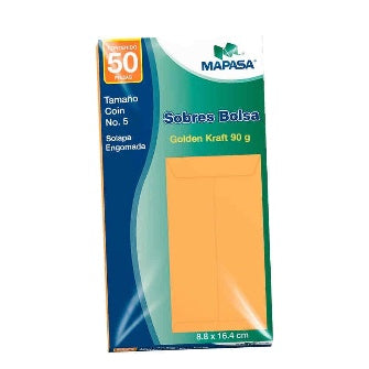 Sobre Para Dinero P/50 Pz