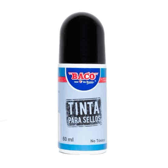 Tinta Para Sellos Baco Color Negro