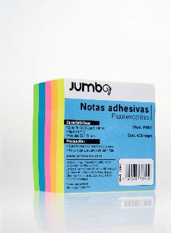Notas Adhesivas Colores Fluorecentes P/400 Hojas
