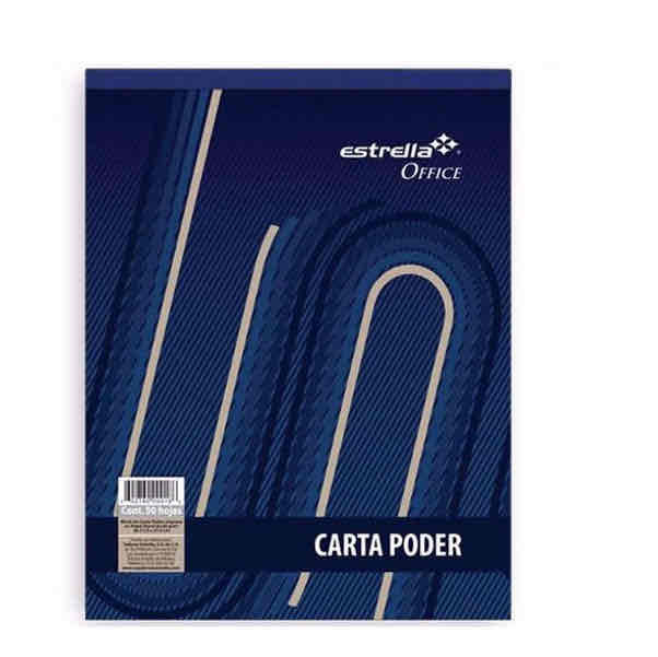 Block Carta Poder Con 50 Hojas