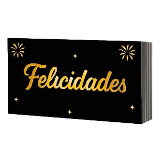 Sobre Para Dinero Con Frace De Felicidades P/20 Pz A