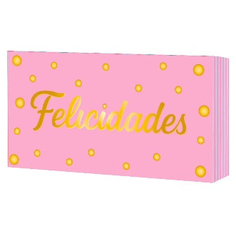 Sobre Para Dinero Con Frace De Felicidades P/20 Pz D