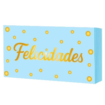 Sobre Para Dinero Con Frace De Felicidades P/20 Pz E