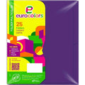 Folder Carta Morado Vibrante Eurocolor P/25 Pz