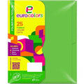Folder Carta Verde Limon Eurocolor P/25 Pz