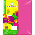 Folder Carta Rosa Vibrante Eurocolor P/25 Pz