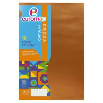 Cartulina Metalica Cobre P/10 Pz