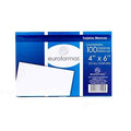 Tarjetas Hemerográficas Blancas Lisas 4x6" P/100 Tarjetas