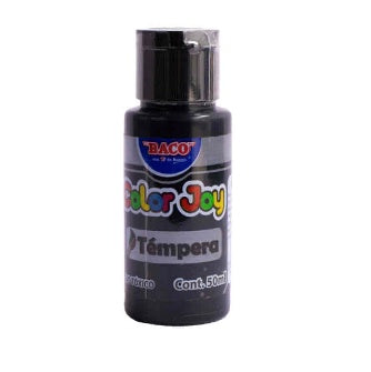 Pintura Tempera Color Joy Negro 50 Ml C/10 Pz
