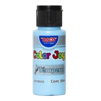 Pintura Tempera Color Joy Azul Pastel 50 Ml C/10 Pz