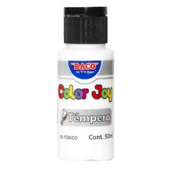 Pintura Tempera Color Joy Blanco 50 Ml C/10 Pz