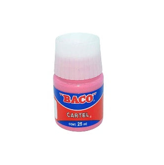 Pintura Para Cartel Baco Rosa Pastel 25 Ml
