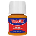 Pintura Para Cartel Baco Amarillo Obscuro 25 Ml C/10 Pz
