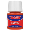 Pintura Para Cartel Baco Rojo Bermellon 25 Ml C/10 Pz