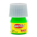 Pintura Acrílica Bacrilic Verde Fluorecente 15ml C/10 Pz