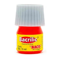 Pintura Acrílica Bacrilic Rubi Fluorecente 15ml C/10 Pz
