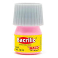 Pintura Acrílica Bacrilic Rosa Pastel 15ml C/10 Pz