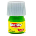 Pintura Acrílica Bacrilic Verde Amarillento 15 Ml C/10 Pz