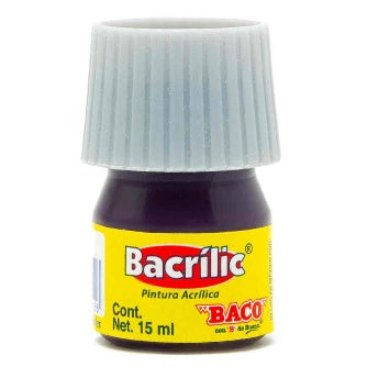 Pintura Acrílica Bacrilic Violeta 15 Ml C/10 Pz