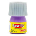 Pintura Acrílica Bacrilic Lila 15 Ml Caja C/10 Pz