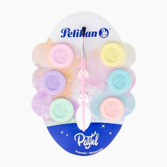 Acuarela Infantil 6 Colores Pastel Pelikan