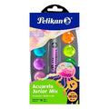 Acuarela Junior Mix Con 12 Colores Neon, Pastel Y Intensos Pelikan