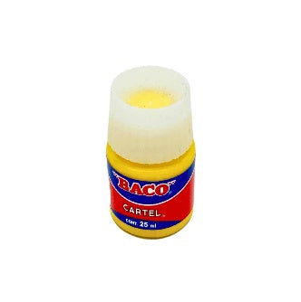 Pintura Para Cartel Baco Amarillo Limon 25 Ml