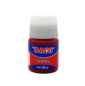 Pintura Para Cartel Baco Rojo 25 Ml