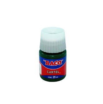 Pintura Para Cartel Baco Verde Esmeralda 25 Ml