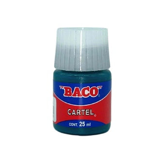 Pintura Para Cartel Baco Azul Turqueza 25 Ml