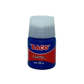 Pintura Para Cartel Baco Azul Cobalto 25 Ml